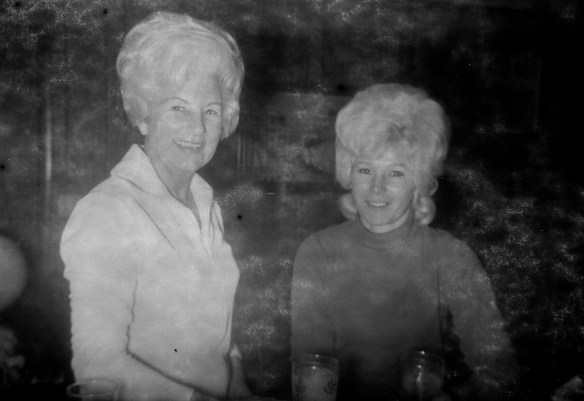 The kid's birthday is clearly an event that calls for a visit to the hairdresser for Flo and Dolly. Aquanet, polyester and some drinks - time to get our party on!