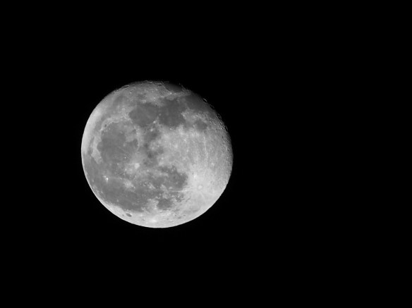 Last week's just past full moon