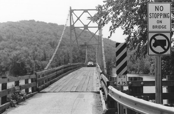 The Beaver "Golden Gate" Bridge - Beaver, Arkansas