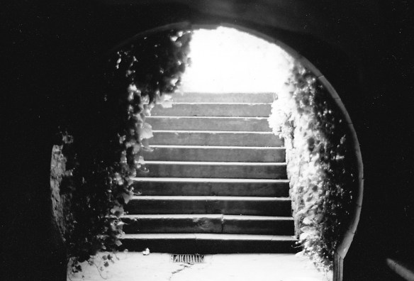 The View from Inside the Grotto - Grotto Spring - Eureka Springs, Arkansas